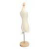 Dress Form Female Mannequin Torso Mini Dress Model with Wooden