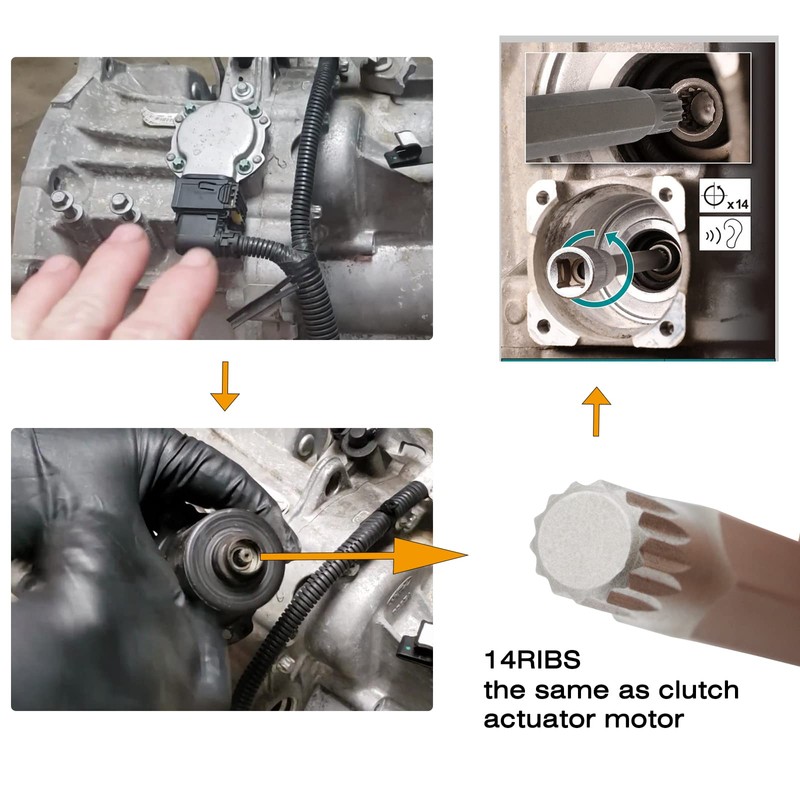 ReluxGo DSG Gearbox Clutch Motor Electromechanical Unit Unlocking Tool for