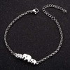 Caiyao Stainless Steel Elephant Bracelet Animal Good Luck Elephant Bracelet