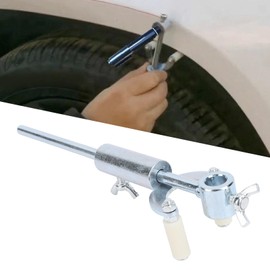 Car Wheel Eyebrow Scriber, Galvanized Iron Adjustable Car Wheel Eyebrow Mark Scraper with Marking Pen for Automotive Sheet Metal Dent Repair