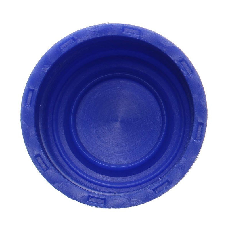Deschem 1000ml,Lab Glass Reagent Bottle,Screw Cap,1L Blue Lid Flask,Transparent,Graduation 800ml