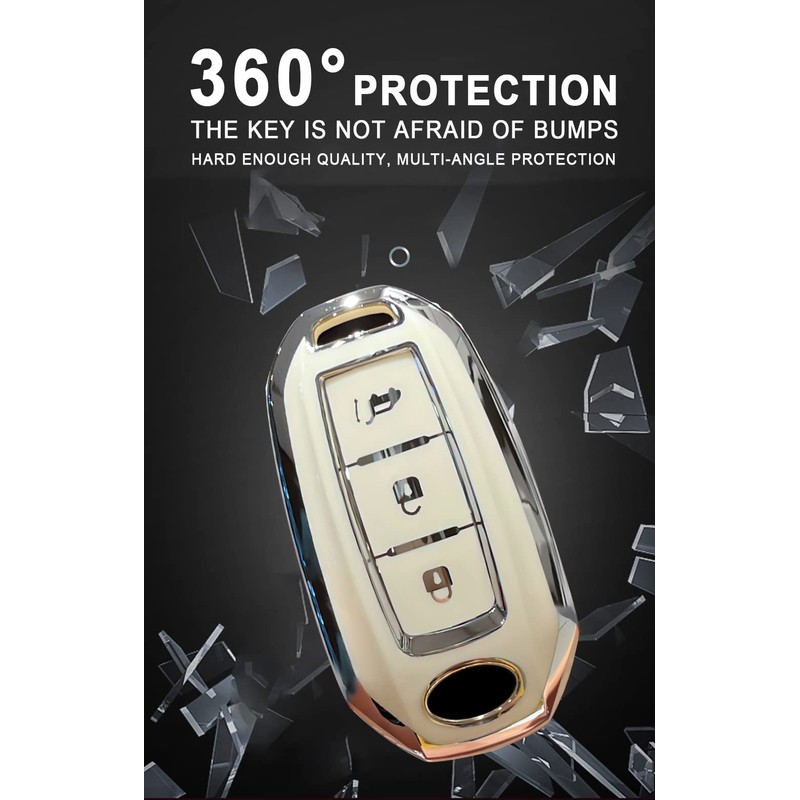 TECART TPU Key Case Fit for Infiniti Q50 Q60 QX50