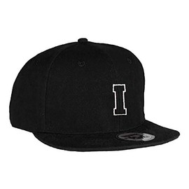 MFAZ Morefaz Ltd Kids Adult Size Hats Snapback Flat Peak Hat Boy Girl Casual Baseball Cap A-Z Alphabet (I, Adult)