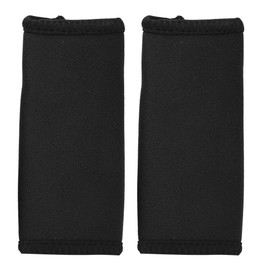 Alomejor 2 Pieces Kayak Paddle Handles, Neoprene Soft Detachable Paddle Grips Non-Slip Grip Blister Prevention Canoe Kayak Boat Accessories (Black)