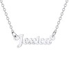 U7 Custom Necklace Jessica Name Pendant Necklaces For Women Girls