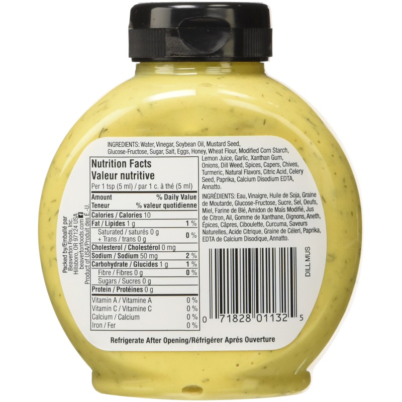 Inglehoffer Creamy Dill Mustard, 280ml