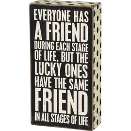 Primitives By Kathy Friend in All Stages of Life Box Sign