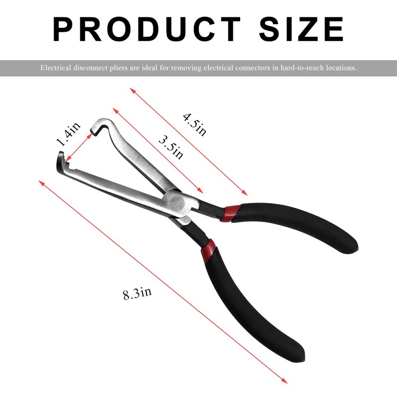 JUSTTOP Electrical Disconnect Pliers, 37960 Automotive Fuel Line Petrol Clip