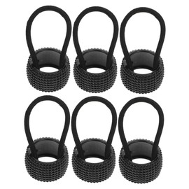 BIUDECO 6pcs Ponytail Holder Cuffs Hair Ties for Women Elastic Hair Ring Accessories Girls