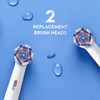 Oral-B iO Ultimate White Replacement Brush Heads, White, 2 count