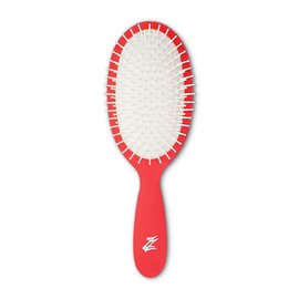 FuzzFighters Detangling Oval Cushion Brush, Red