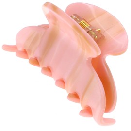 Camila Paris CP3064 French Hair Clips for Women, Handmade, Pink, Small, Girls Hair Claw Clips Jaw, Durable Styling Hair Accessories for Women, Strong Hold No Slip Grip, Made in France