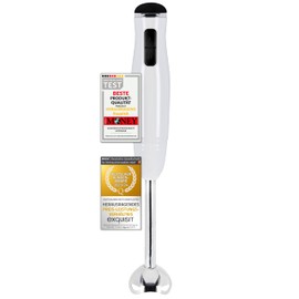Exquisit MS 3003 we hand blender, 400 watts, 2 power levels, removable metal base, ergonomic handling