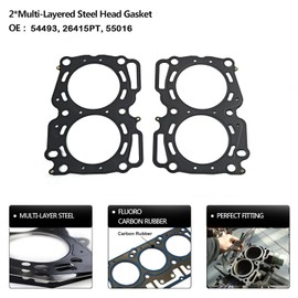 AUCERAMIC HS26170PT-1 Cylinder Head Gasket Set Fit for 1999-2005 Subaru Forester Impreza 2000-2005 Legacy Outback 2003-2005 Baja 2005 Saab 9-2x 2.5L H4 SOHC 16V N/A