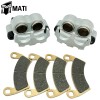 MATI Front Brake Caliper Pads for Polaris GEM eM1400 General
