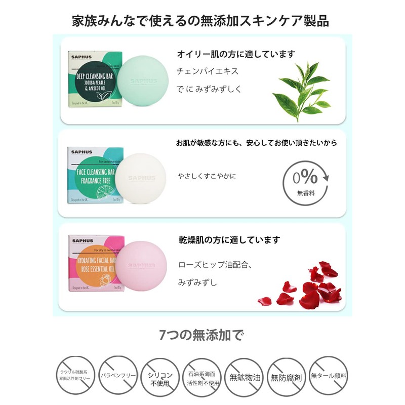 Facial Washing Soap, 3.0 oz (85 g) (3 Months) Amino