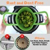 Silicone Steamer Basket | Foldable, Space-Saving | Fits 6,8 Qt