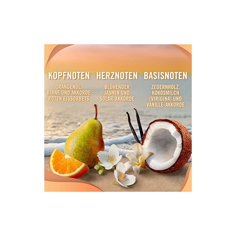 bruno banani Sunset Blossom Body Splash, lebhaft sommerliches K√∂rperspray f√ºr