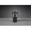 Reality Leuchten Nico R50591032 Table Lamp Metal Black Matt Glass