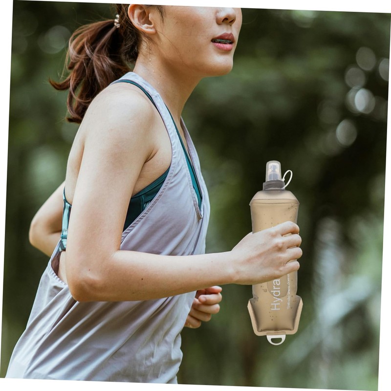 NOLITOY Lightweight Collapsible Tpu Soft Water Bottle for Runners Leakproof