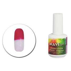 WAVEGEL Color Changing Nail Gel Polish - Mood Collection - #075 Grape Day I 0.5 Oz