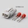 Newyuan 10 Sets 2Pin Motorcycle Connector Kit Compatible with Sumitomo