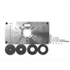Multifunctional Router Table Insert Plate Woodworking Benches Aluminium Wood Router