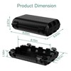 Outdoor Extension Cord Box, Large Waterproof Electrical Cord Box (9.05x6.61x2.67inch)