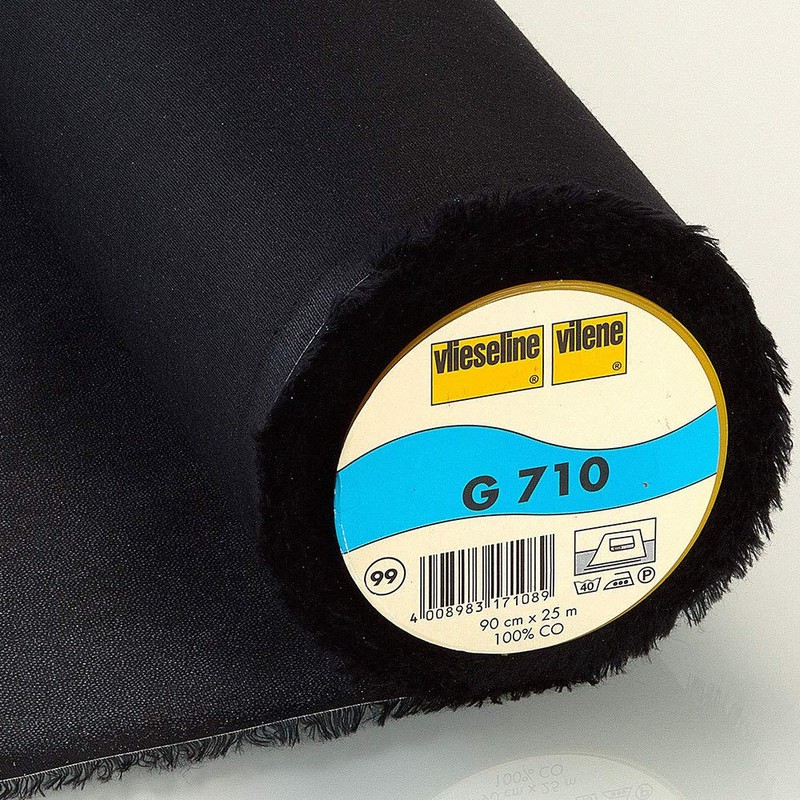Vlieseline Gewebeeinlage G710 90 cm schwarz, 1x0,9 m