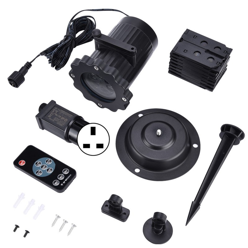 LED Projector Light, Outdoor Indoor Xmas Decorative Lights, Rotating Waterproof