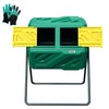 Werph 43 Gallon Compost Bin with Gloves, Fast Assembly &