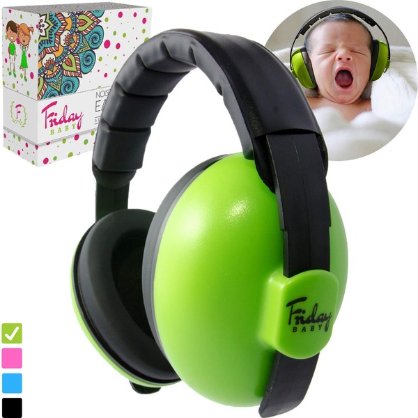 Fridaybaby Baby Ear Protection (0-2+ Years) - Comfortable and Adjustable