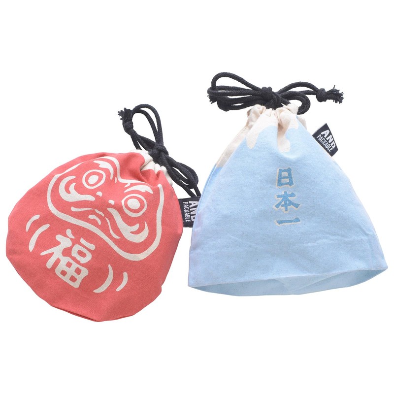 Techno Prime Daruma Pouch, Red