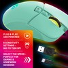 STEALTH Pastel Green LED Light-Up 7-Button Gaming Mouse - Comaptible