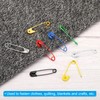 sourcing map Safety Pins 0.98 Inch Metal Small Sewing Pins