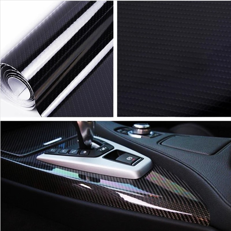 AUIMSOCO 7D Premium Super Gloss Carbon Fiber Vinyl Film Wrap