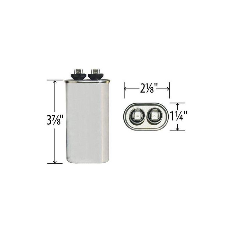97F9660-20 uf MFD 440 Volt VAC - GE Oval Run