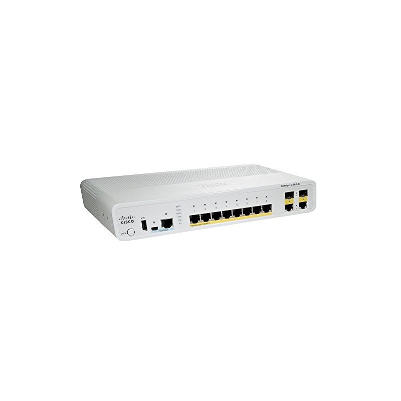 Catalyst 2960C Switch 8 FE PoE, 2 x Dual Uplink,