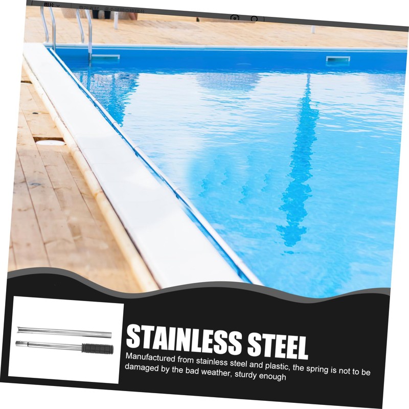 Levemolo Pool Cover Installation Rod Stainless Steel Tool for Anchor