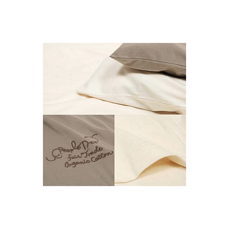 PeopleTree Organic Cotton Flat Sheet Single Produced SLOW ORGANIC