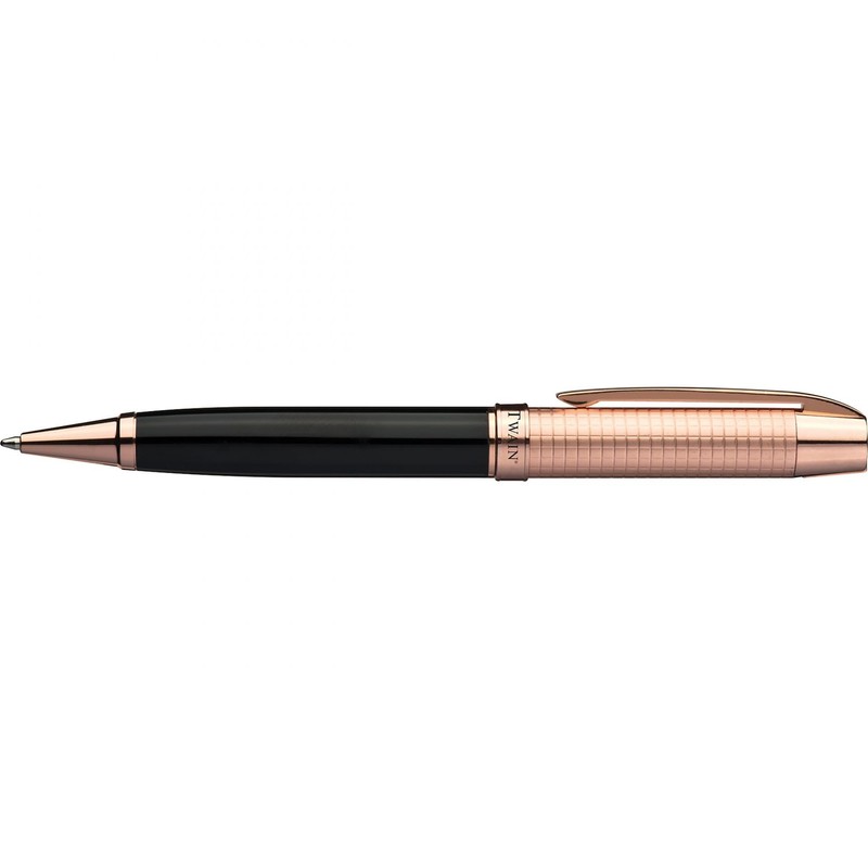 Mark Twain Metal Twist Ballpoint Pen in Copper Design with