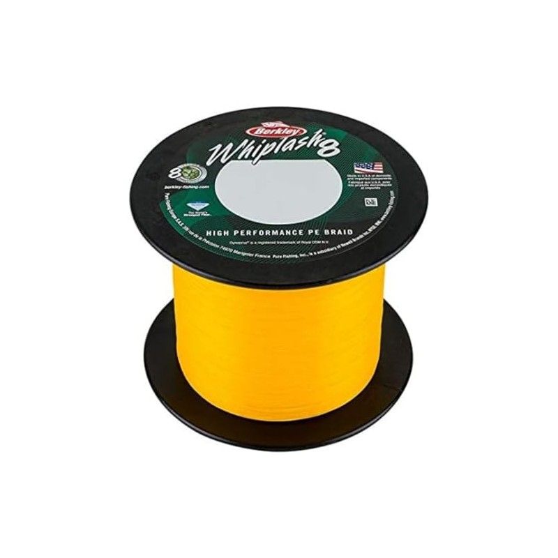 Berkley Whiplash 8 Braid-0.06mm, Yellow, 300 m