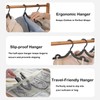 KaKuLan 12 PCS Travel Hangers Portable Foldable Clothes Drying Rack