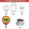 Unbranded Digital Hydraulic Pressure Gauge 10000 PSI/700BAR with 1/4-Inch NPT