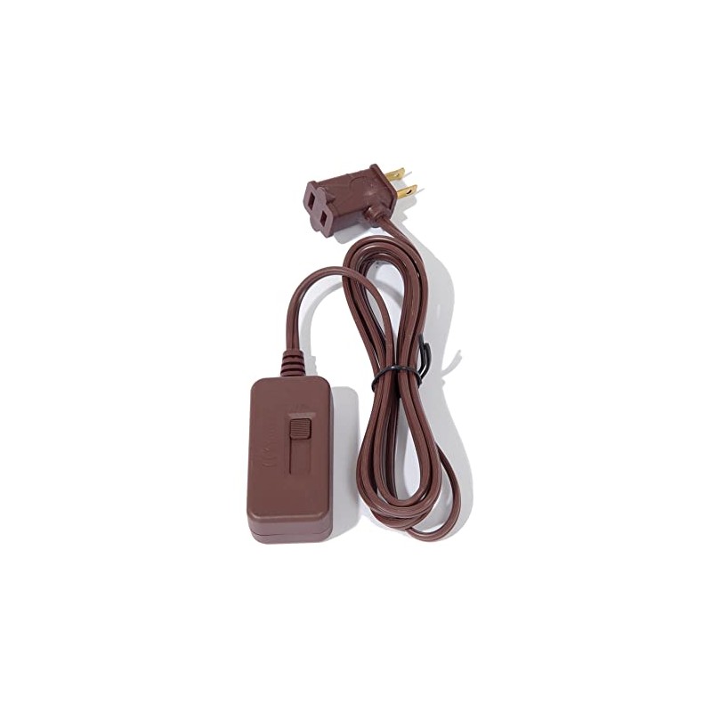 B&P Lamp® Brown in-Line Full Range Dimmer with Cord Set