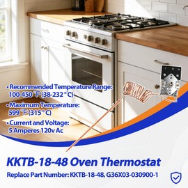 KKTB-18-48 Oven Thermostat Fit for Robertshaw KKTB-18-48
