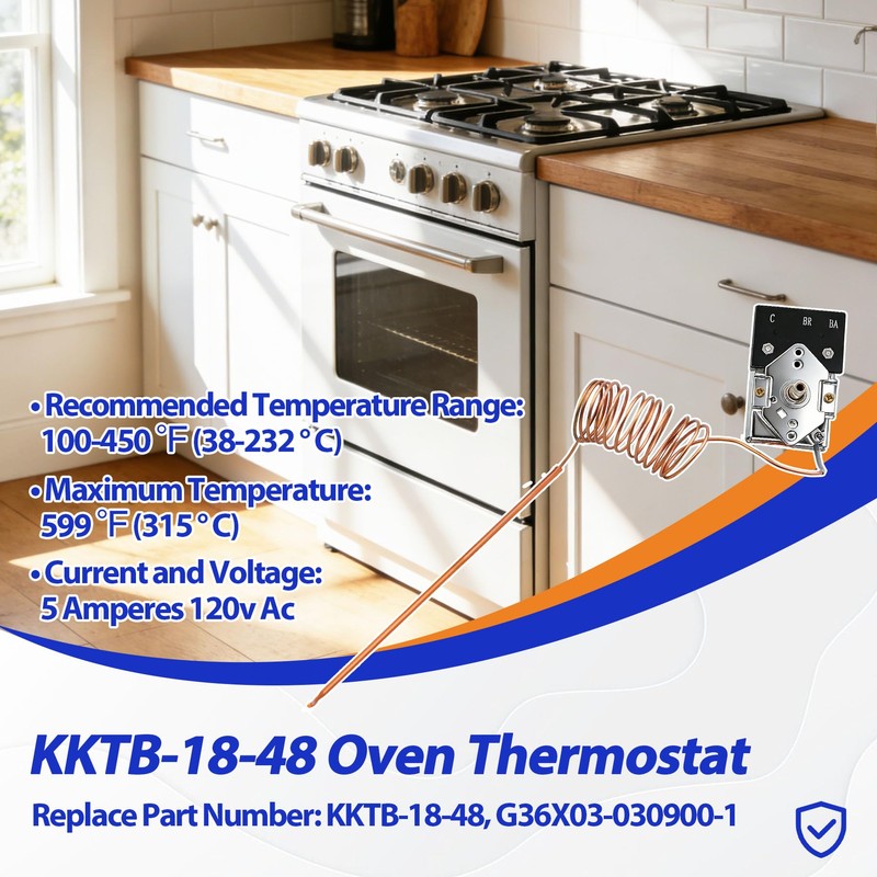KKTB-18-48 Oven Thermostat Fit for Robertshaw KKTB-18-48