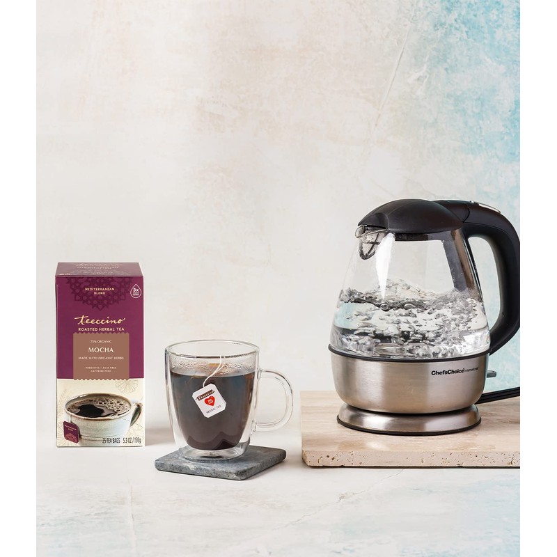 Teeccino Mocha Herbal Tea - Rich & Roasted Herbal Tea