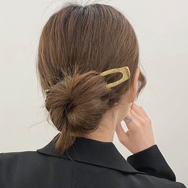 TseenYi U Sticks Hair Pins Gold Hair Sticks Pin Vintage French Updo Hairpin Metal Hair Fork Hair Clip Minimalist Updo Bun Pin Accessories for Women and Girls