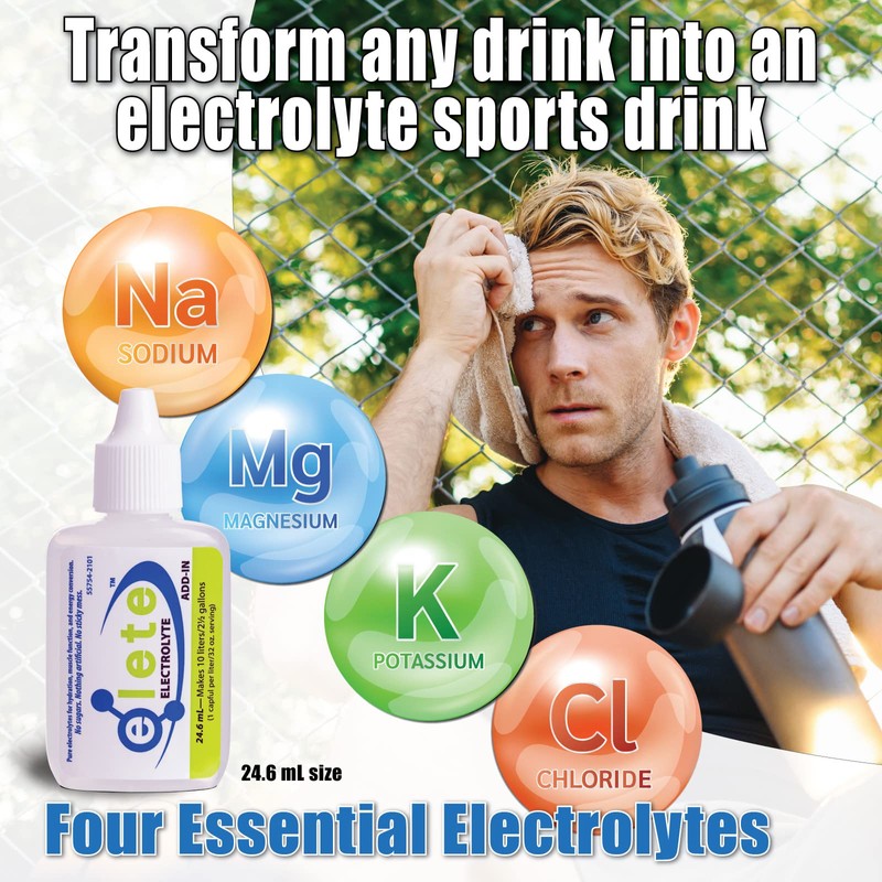 elete – Electrolyte Add-In – 1 Pocket Bottle – 4